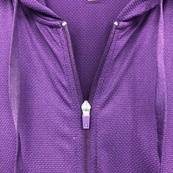 Hyba Purple lightweight athletic zip hoodie size M - Picture 6 of 16